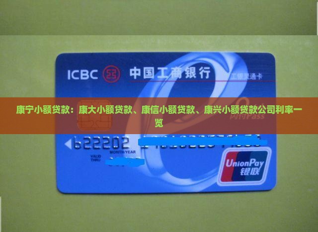 康宁小额贷款：康大小额贷款、康信小额贷款、康兴小额贷款公司利率一览