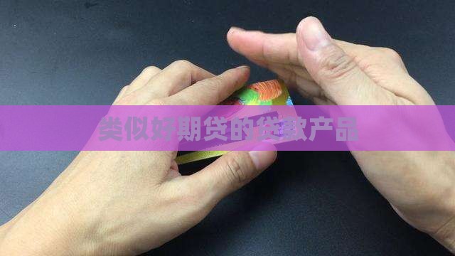 类似好期贷的贷款产品