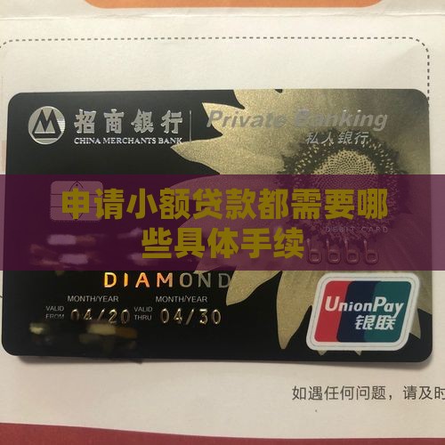 申请小额贷款都需要哪些具体手续