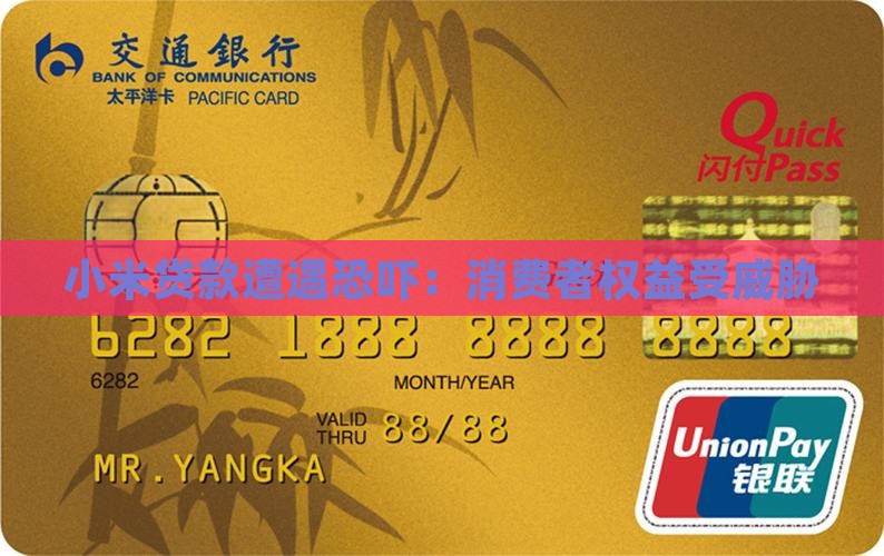 小米贷款遭遇恐吓：消费者权益受威胁