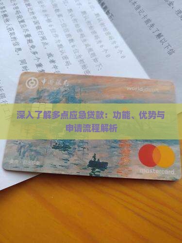 深入了解多点应急贷款：功能、优势与申请流程解析