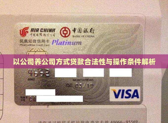 以公司养公司方式贷款合法性与操作条件解析