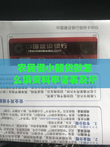 农民借小额贷款怎么填资料申请表及所需条件