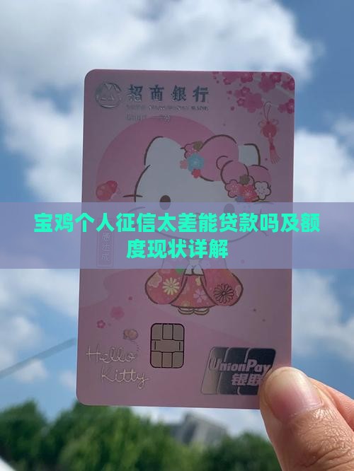 宝鸡个人征信太差能贷款吗及额度现状详解