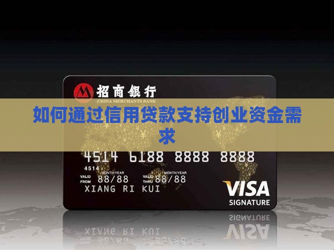 如何通过信用贷款支持创业资金需求