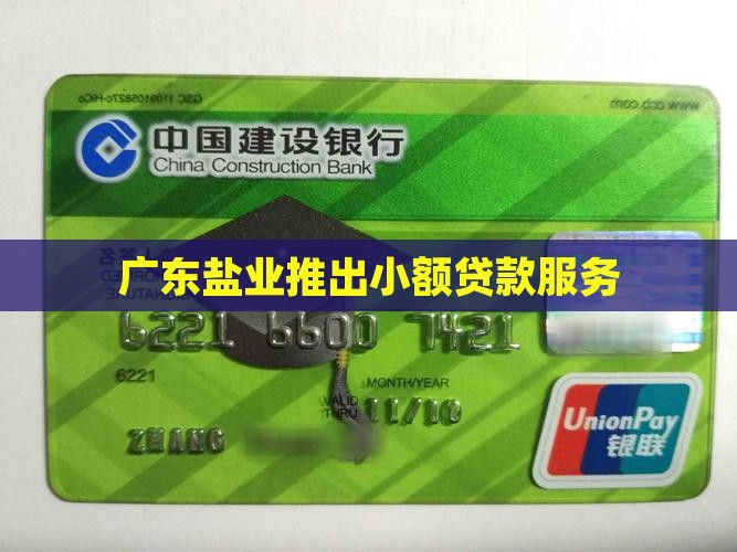 广东盐业推出小额贷款服务