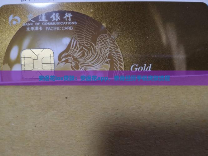 安逸花ios贷款：安逸花app，亲身经历手机贷款流程