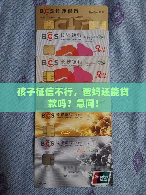 儿子征信父母能贷款吗