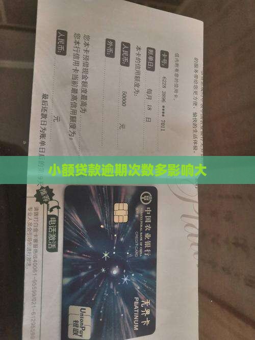 小额贷款逾期次数多