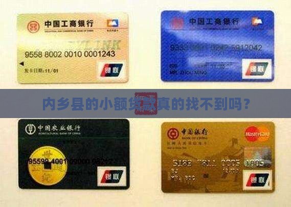 内乡县有没有小额贷款