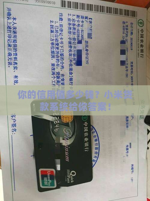 小米贷款系统评定