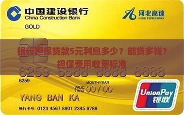 银行担保贷款5元