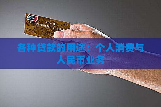 各种贷款的用途