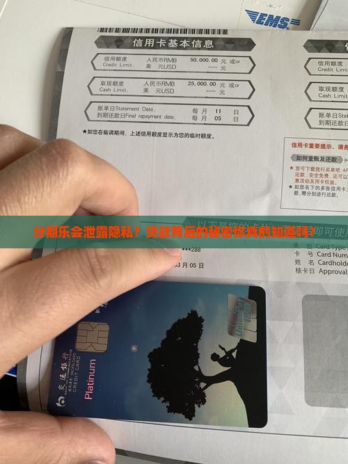 分期乐会泄露信息贷款