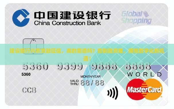 建设银行兴农贷款征信