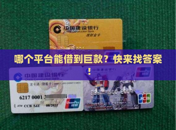 哪个平台可以贷款多