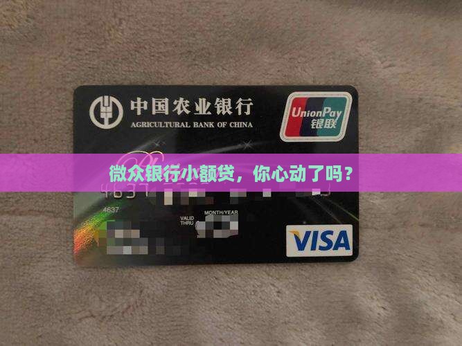 微众银行办小额贷款