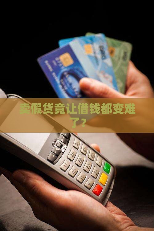售假影响芝麻信用贷款