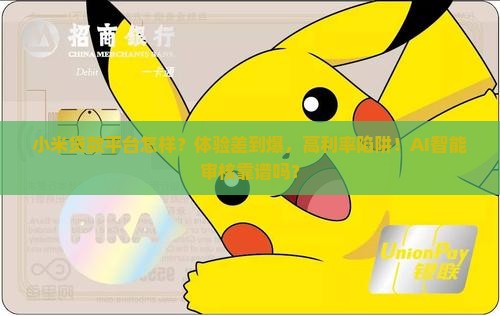 小米贷款平台怎样