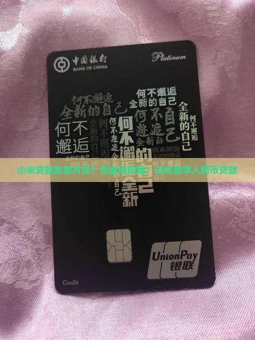 小米贷款发放方式