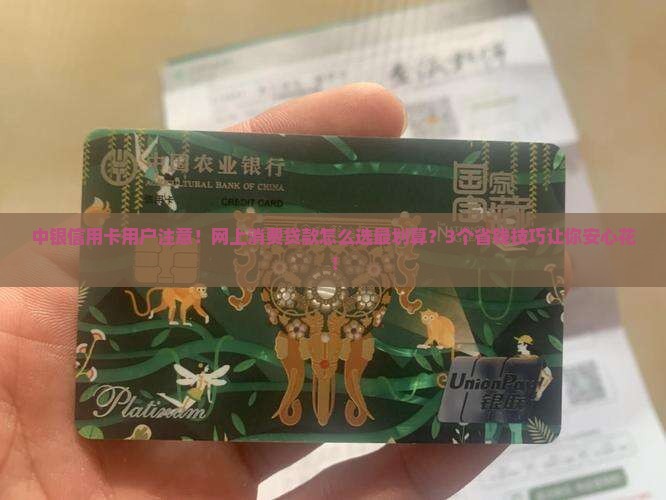 中银信用卡网上消费贷款 中银信用卡网上消费贷款