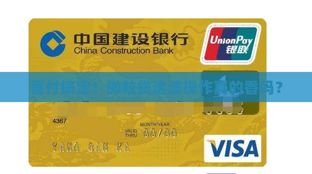 微粒贷贷款交了首付