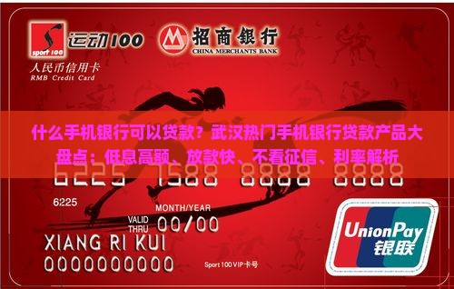 什么手机银行可以贷款吗