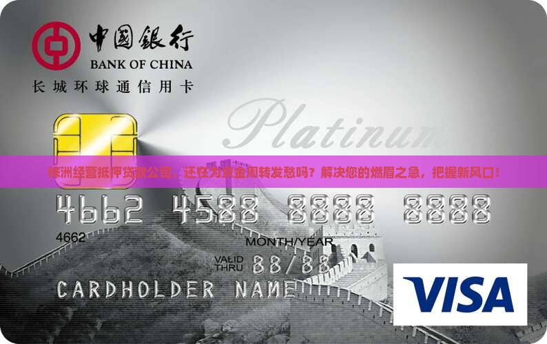株洲经营抵押贷款公司 株洲经营抵押贷款公司