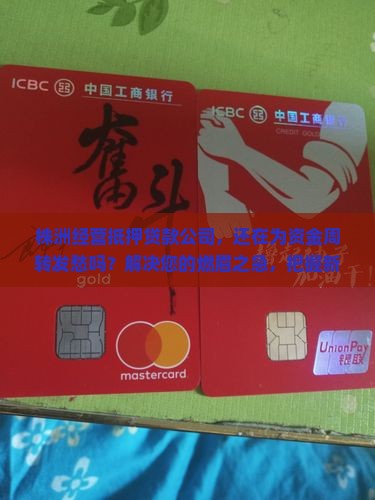 株洲经营抵押贷款公司 株洲经营抵押贷款公司