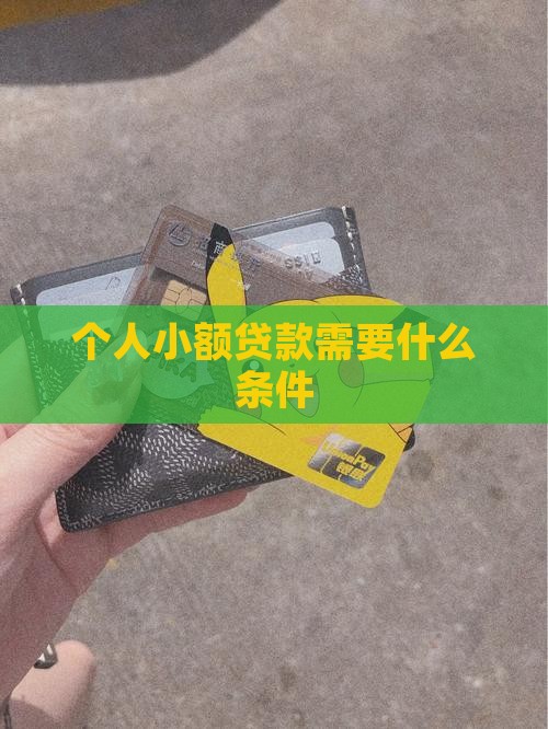 小额贷款有什么条件要求