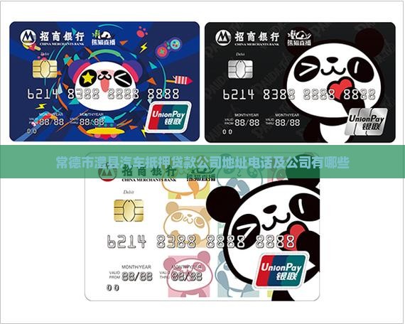 常德市澧县汽车抵押贷款公司