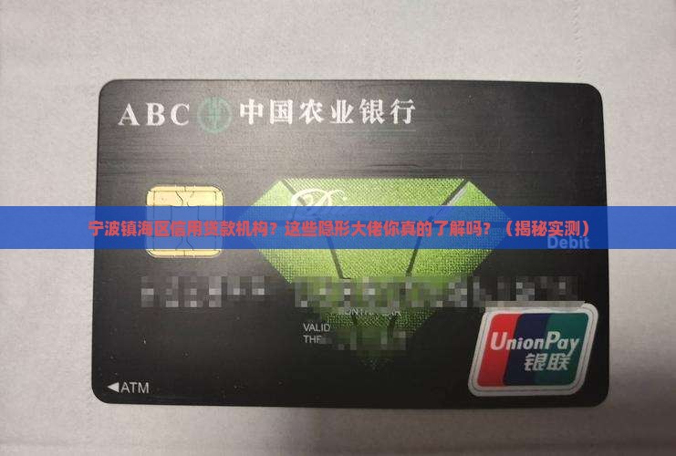 宁波镇海区信用贷款机构