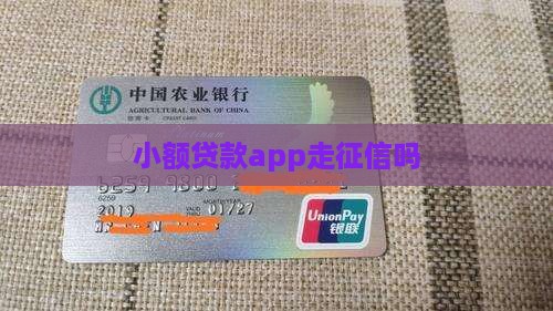 小额贷款app走征信吗