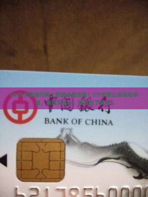 宁夏银行网上贷款