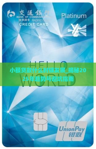 小额贷款什么时候发展