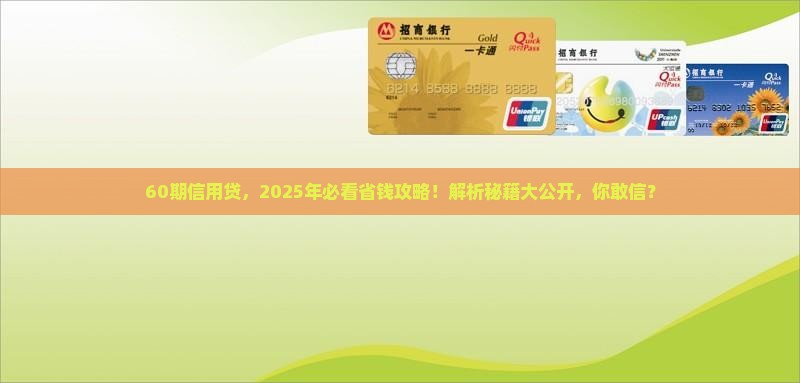 分期60期的信用贷款