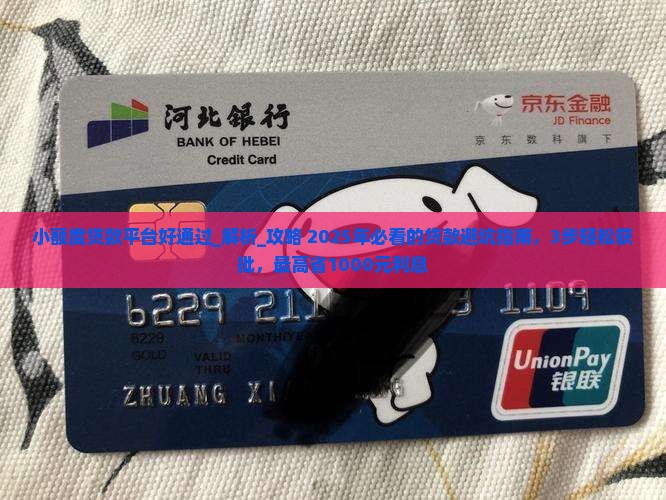 小额度贷款平台好通过