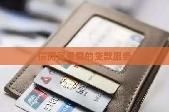 信而富里面的贷款