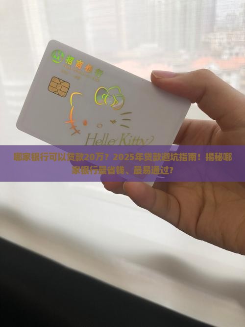 哪家银行可以贷款20万