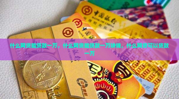 什么网贷能贷款一万