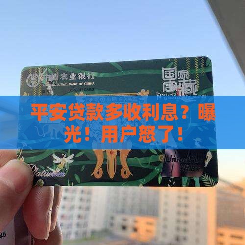平安普惠贷款多收利息