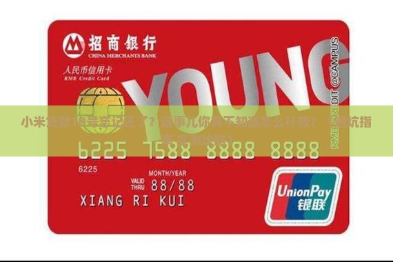 小米贷款10号忘记还了