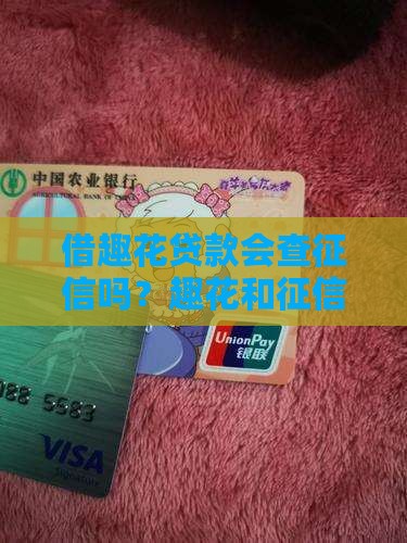 借趣花贷款查征信吗