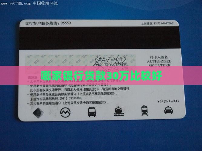 贷款30万哪个银行
