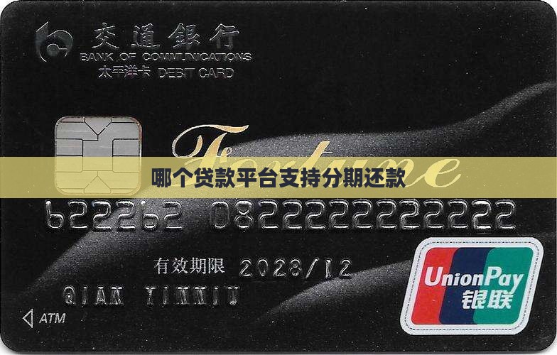 哪个贷款能分期还款的