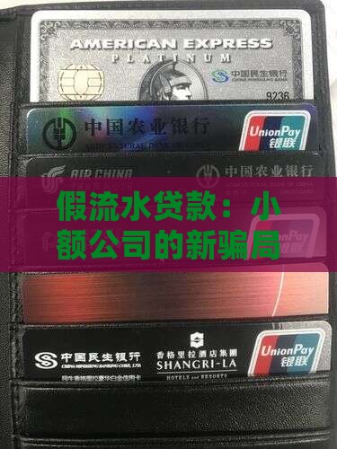 假流水贷款：小额公司的新骗局