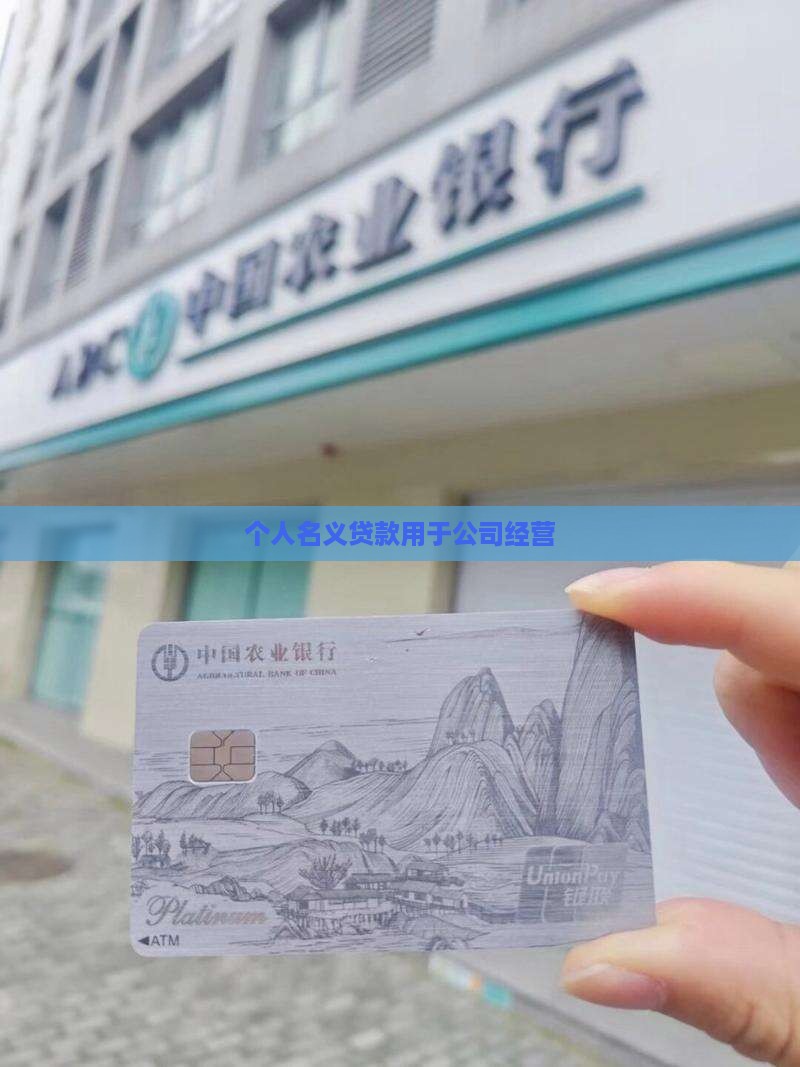 个人名义贷款用于公司经营