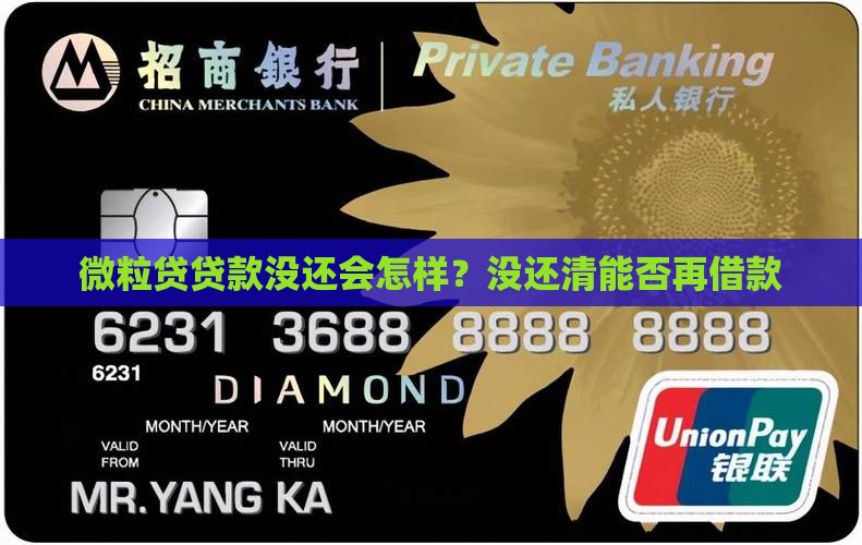 微粒贷贷款没还会怎样？没还清能否再借款
