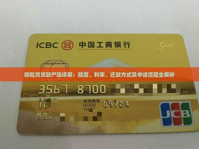 微粒贷贷款产品详解：额度、利率、还款方式及申请流程全解析