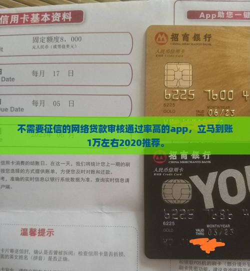 不需要征信的网络贷款审核通过率高的app，立马到账1万左右2020推荐。